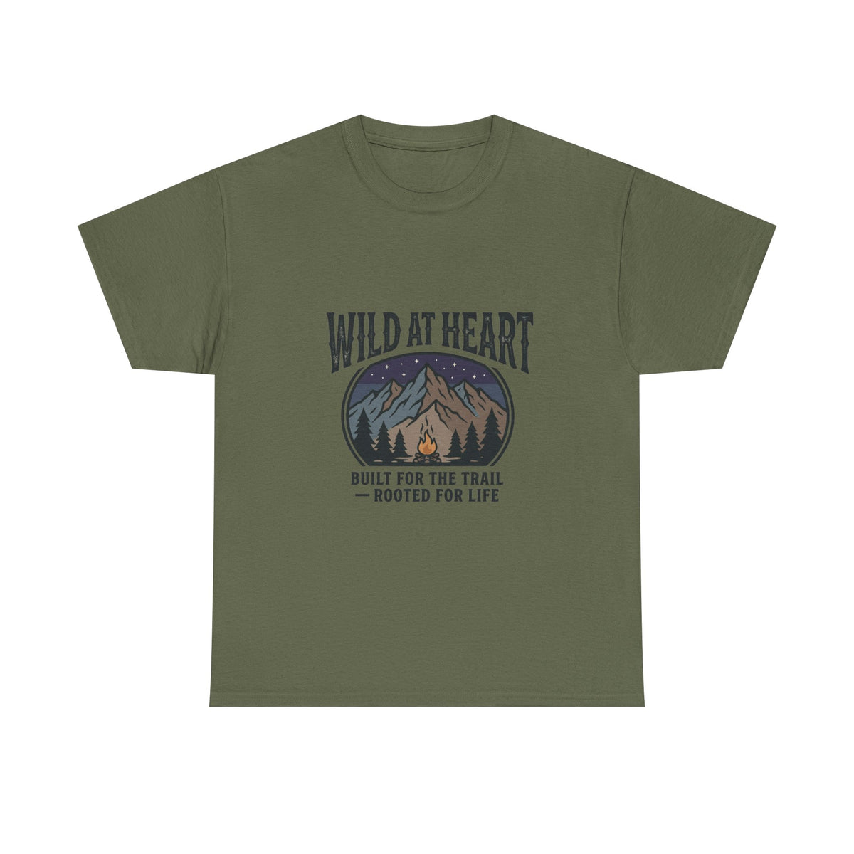 Wild at Heart Mountain T-Shirt — "Built for the Trail, Rooted for Life"