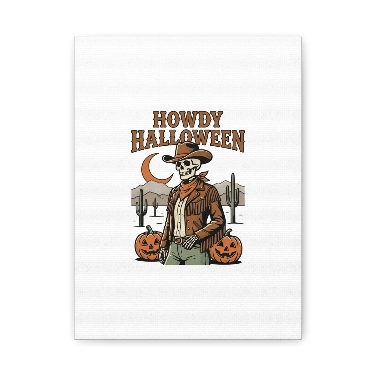 Howdy Halloween Canvas