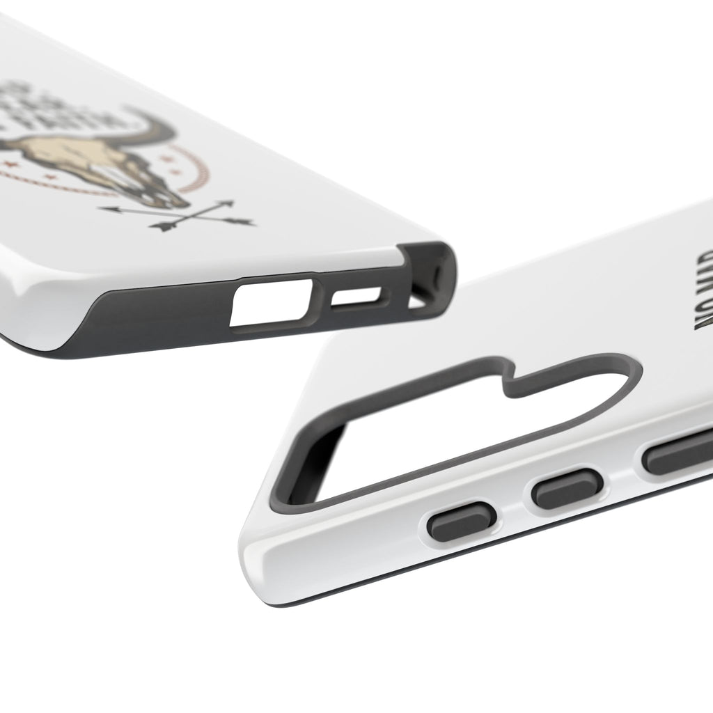 Phone Case — "No Map. No Fear. Just Faith." Skull Design