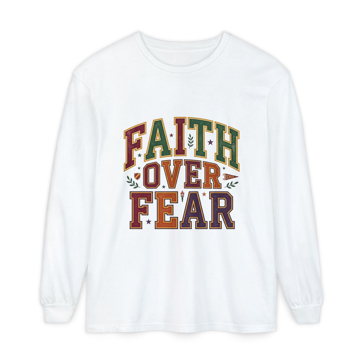 Faith Over Fear Long Sleeve Tee