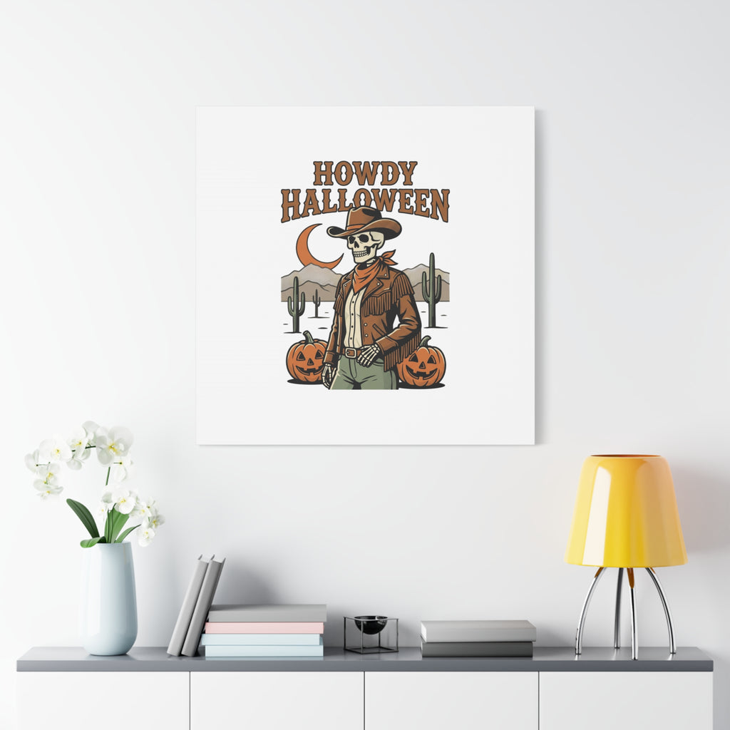 Howdy Halloween Canvas