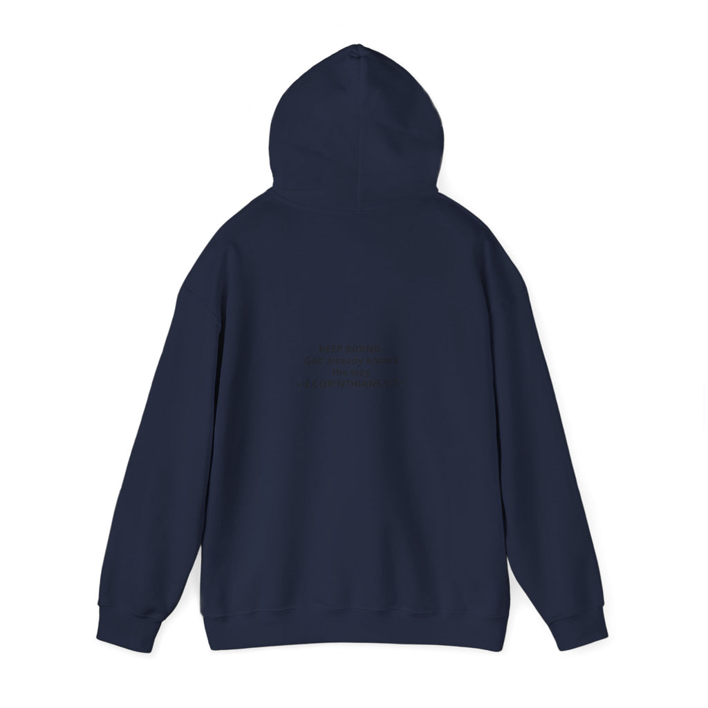 Faith Cowboy Hoodie — "Walk by Faith Not by Sight" Christian Western Sweatshirt