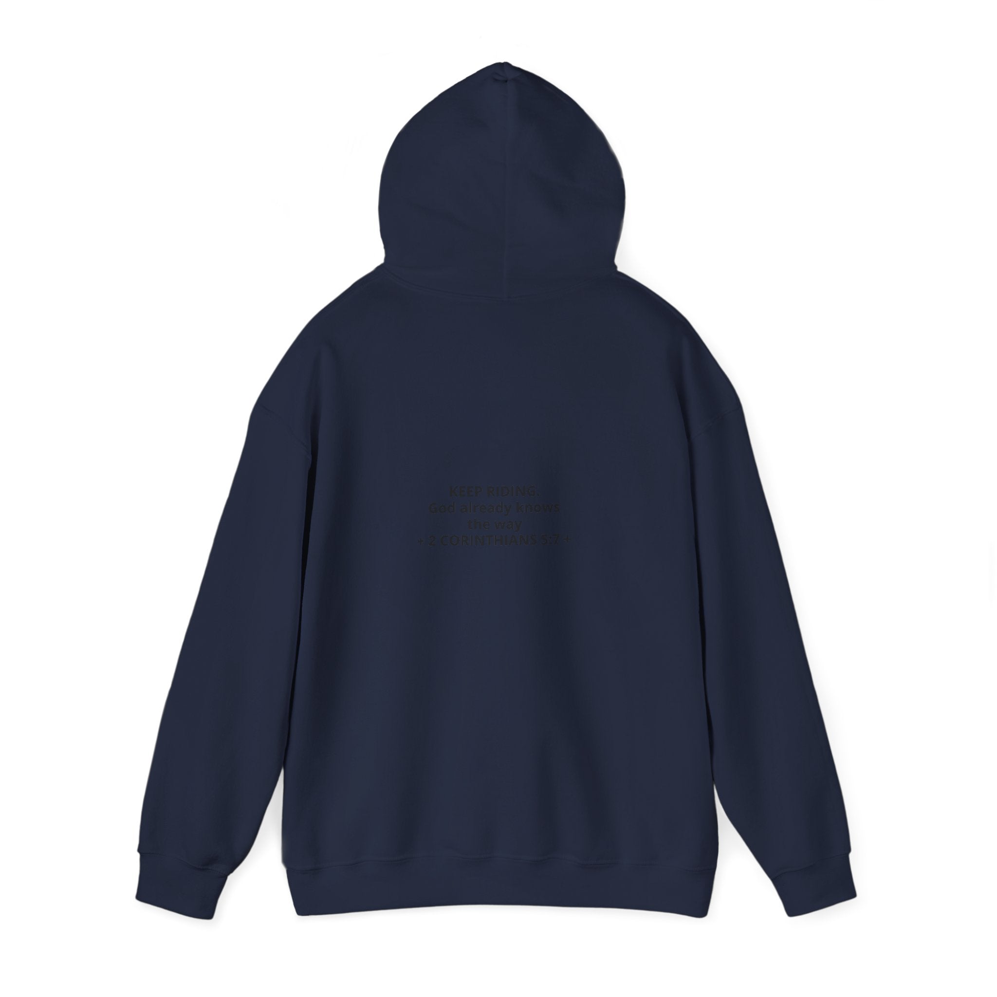 Faith Cowboy Hoodie — "Walk by Faith Not by Sight" Christian Western Sweatshirt