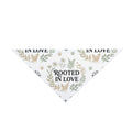 Pet Bandana — "Rooted in Love" Floral Print Dog Bandana