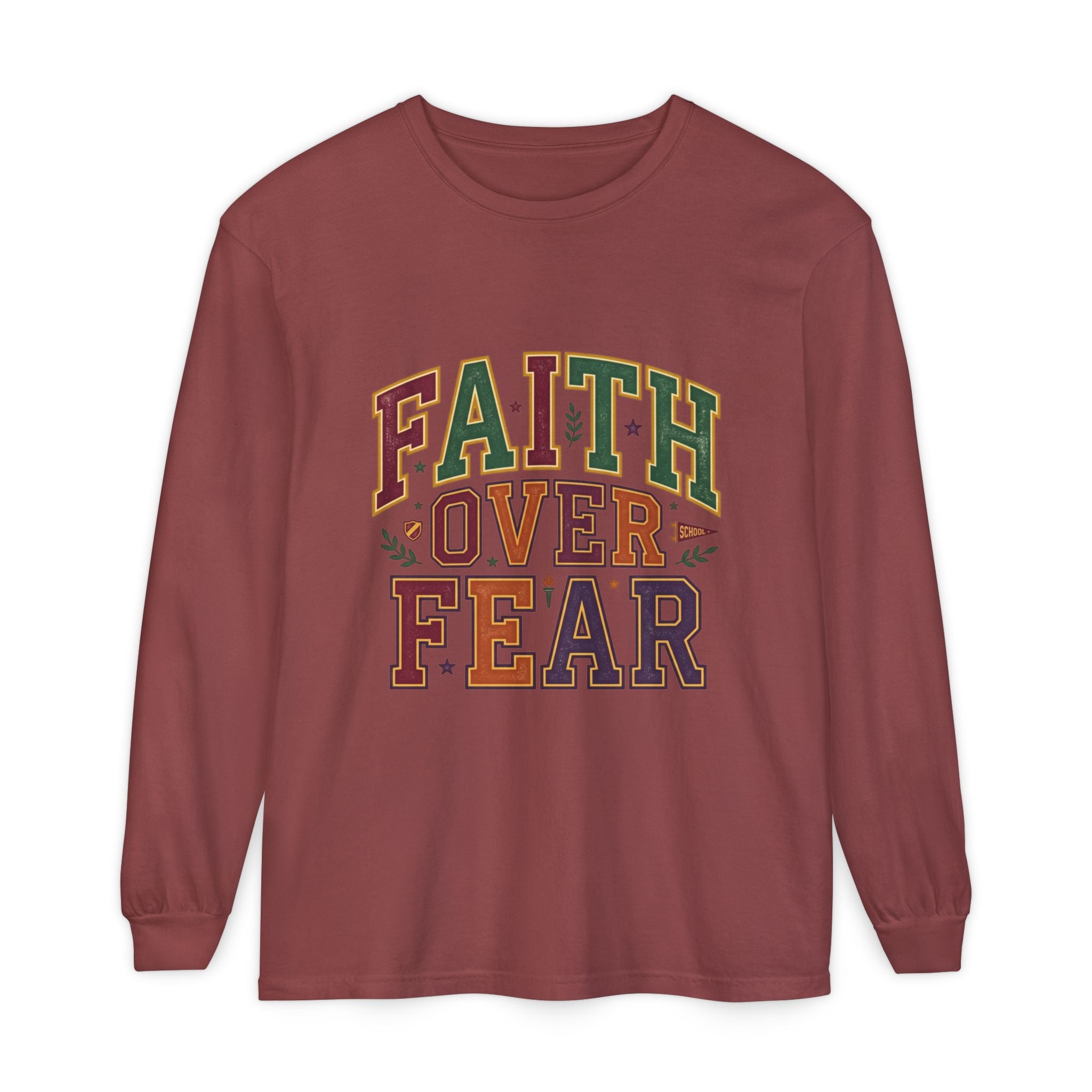 Faith Over Fear Long Sleeve Tee