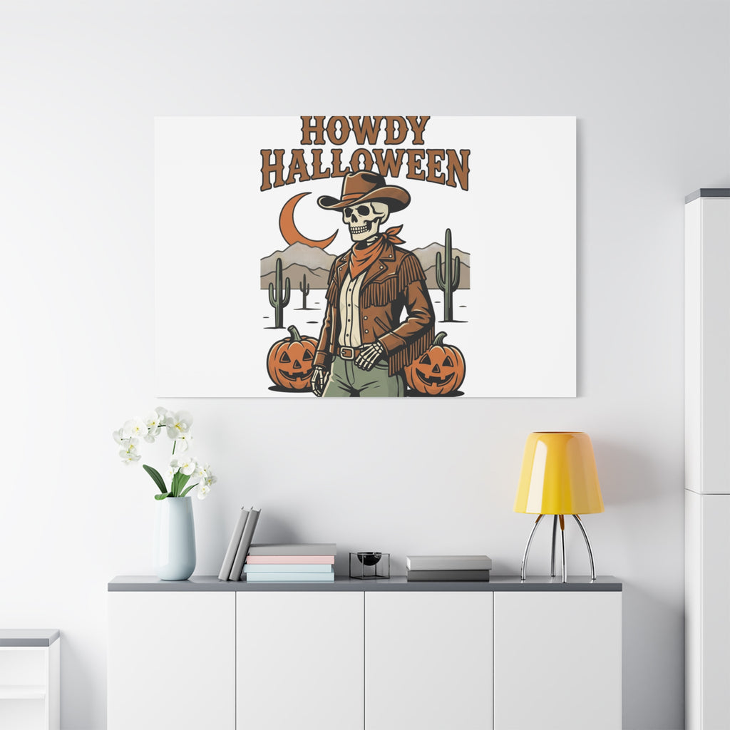 Howdy Halloween Canvas
