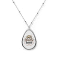 Wildly Rooted Oval Necklace — Cowboy Hat Inspirational Pendant