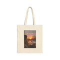 Sunset Reflection Tote Bag — Scenic Photography Cotton Canvas Tote