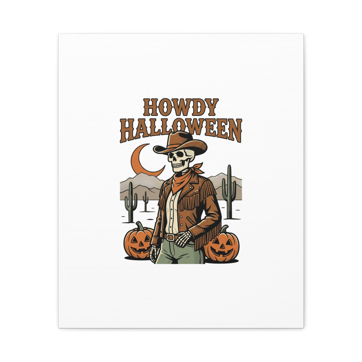 Howdy Halloween Canvas