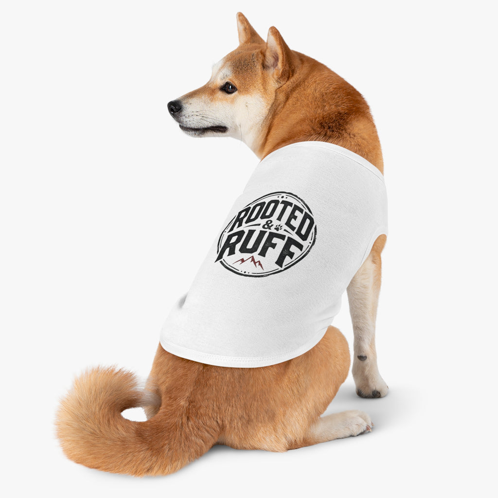 Rooftop Ruff Pet Tank Top - Mountain Logo Dog Shirt