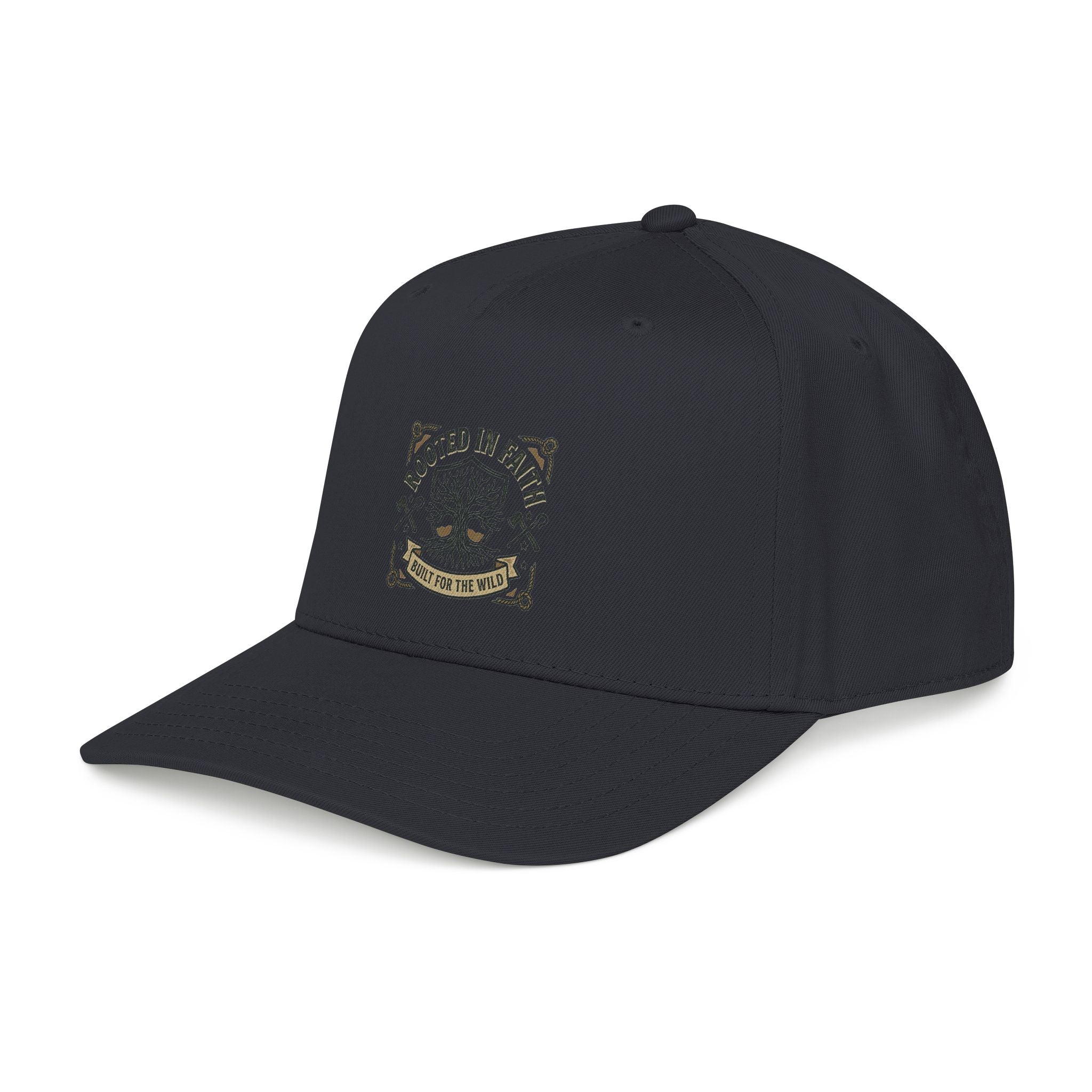 Rooted in Faith Baseball Cap — "Rooted for the World" Christian Trucker Hat
