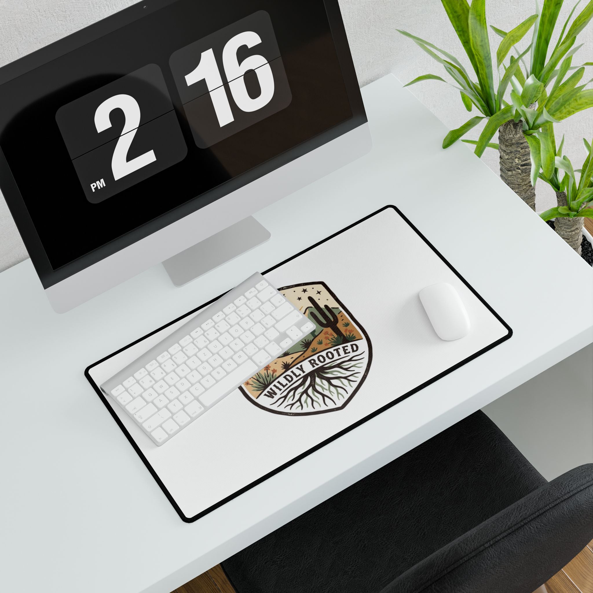 Wildly Rooted Desert Desk Mat – Scenic Cactus Mouse Pad