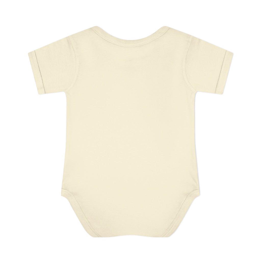 Infant Bodysuit - "Rooted in Faith" Cross Baby Onesie (Religious Newborn Gift)