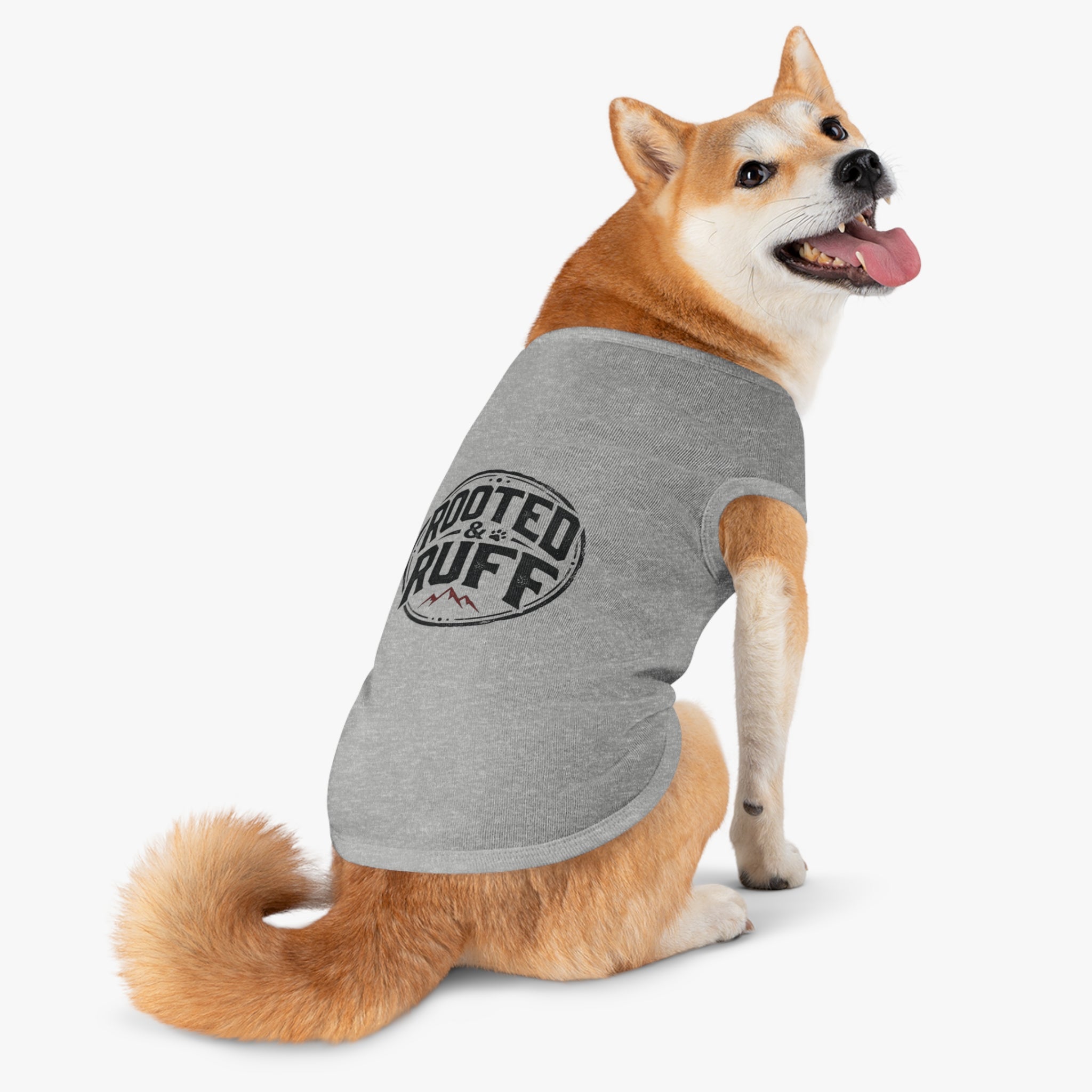 Rooftop Ruff Pet Tank Top - Mountain Logo Dog Shirt