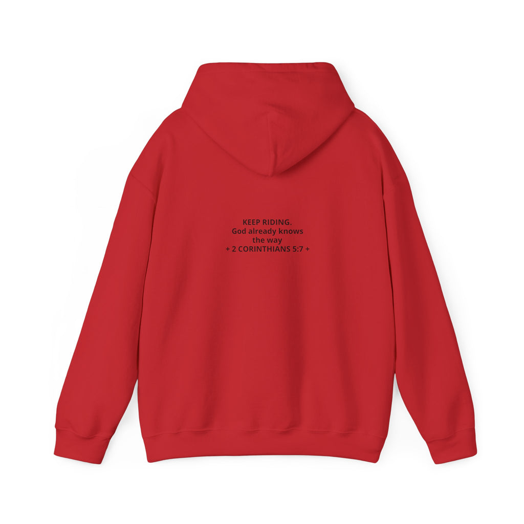 Faith Cowboy Hoodie — "Walk by Faith Not by Sight" Christian Western Sweatshirt