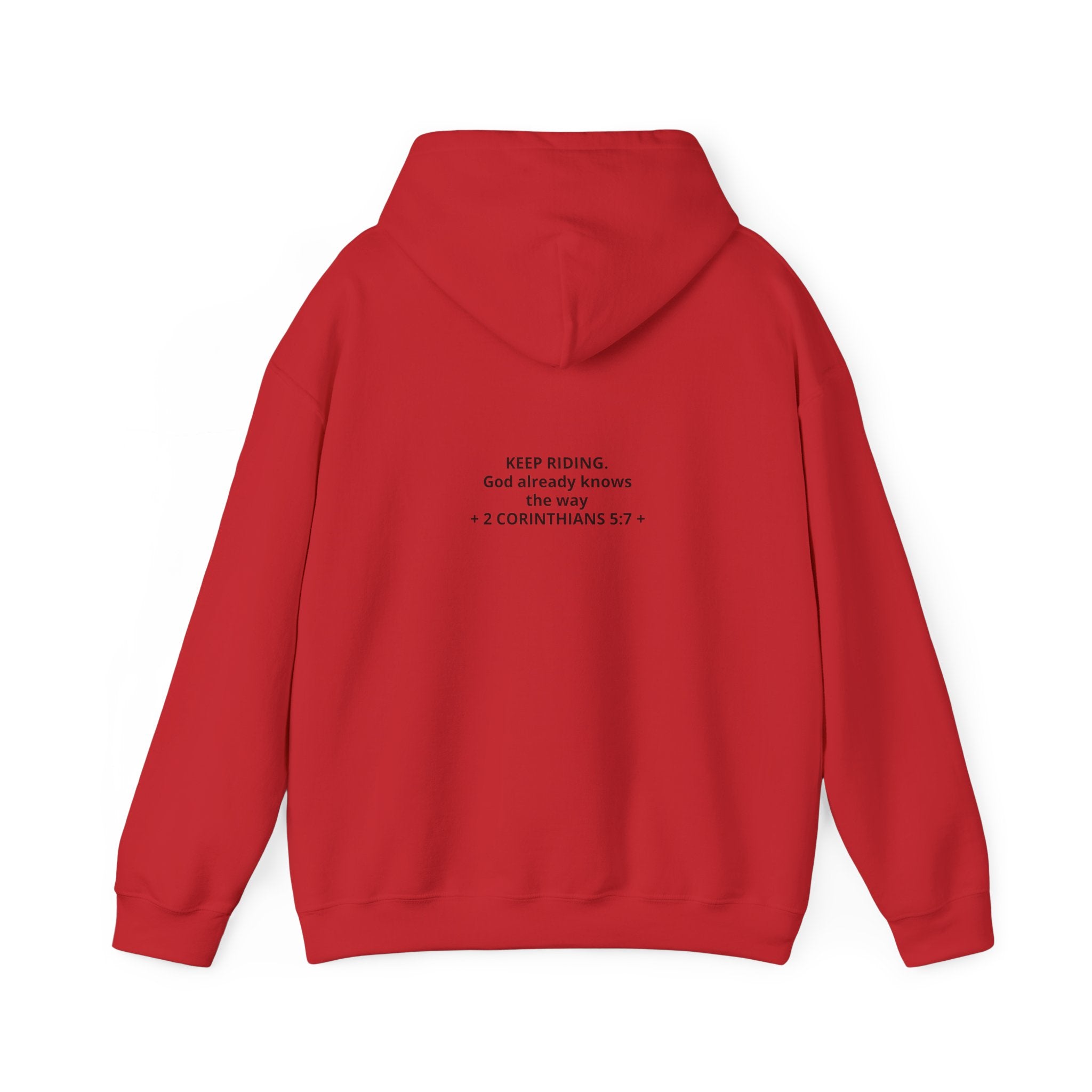 Faith Cowboy Hoodie — "Walk by Faith Not by Sight" Christian Western Sweatshirt