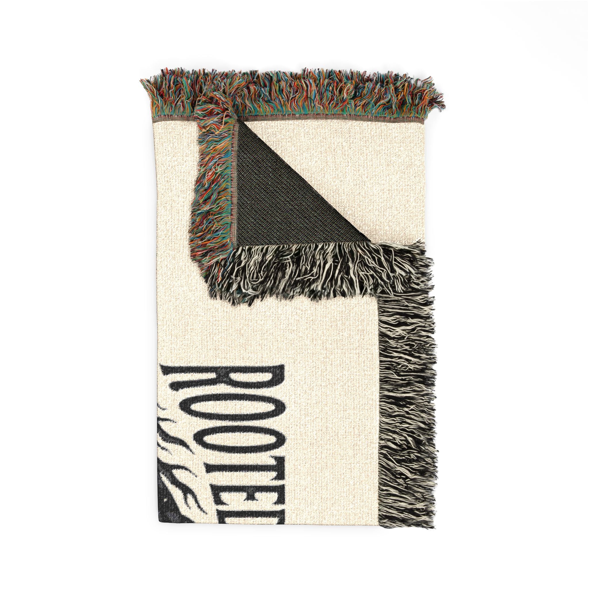 Rooted in the Dark Woven Blanket — Moonlit Forest Throw