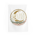 Wall Tapestry — "Wildly Rooted" Moon & Roots Boho Wall Art