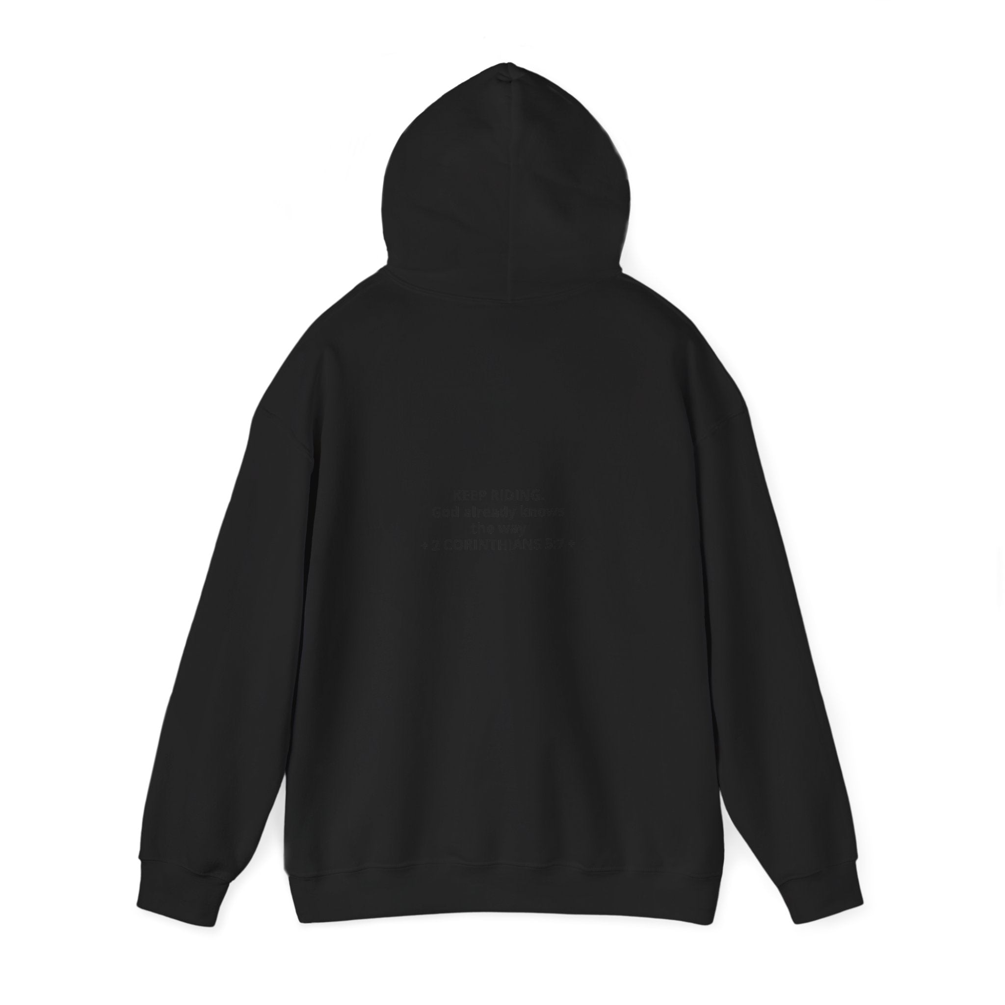 Faith Cowboy Hoodie — "Walk by Faith Not by Sight" Christian Western Sweatshirt