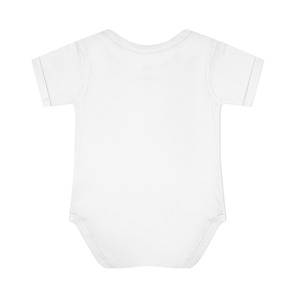 Infant Bodysuit - "Rooted in Faith" Cross Baby Onesie (Religious Newborn Gift)