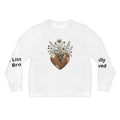 Broken Heart Floral Sweatshirt — Psalm 147:3 Inspirational Christian Pullover