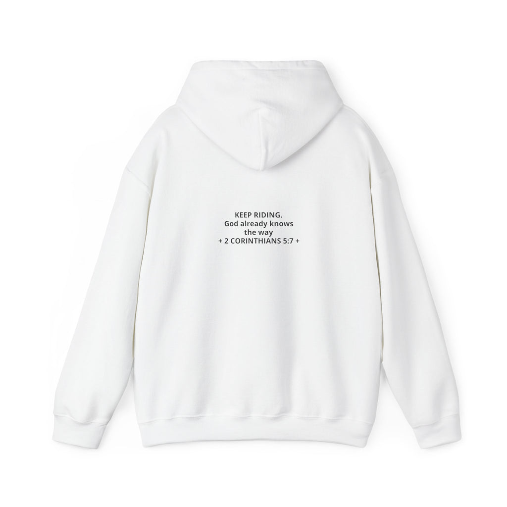Faith Cowboy Hoodie — "Walk by Faith Not by Sight" Christian Western Sweatshirt
