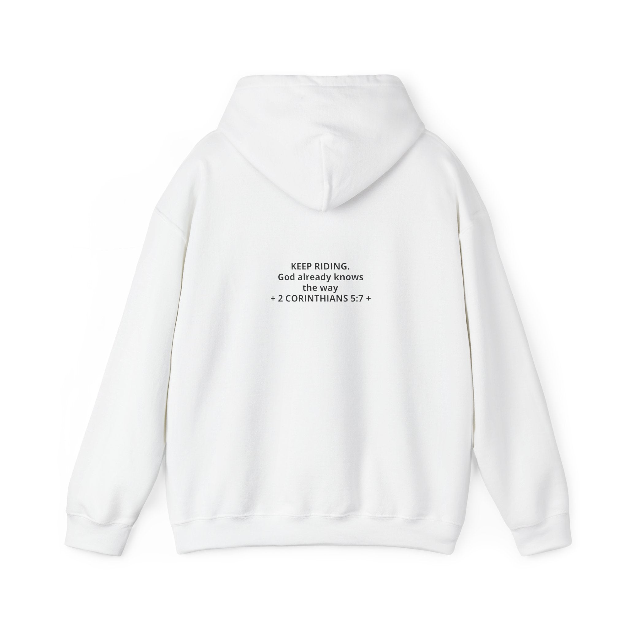 Faith Cowboy Hoodie — "Walk by Faith Not by Sight" Christian Western Sweatshirt