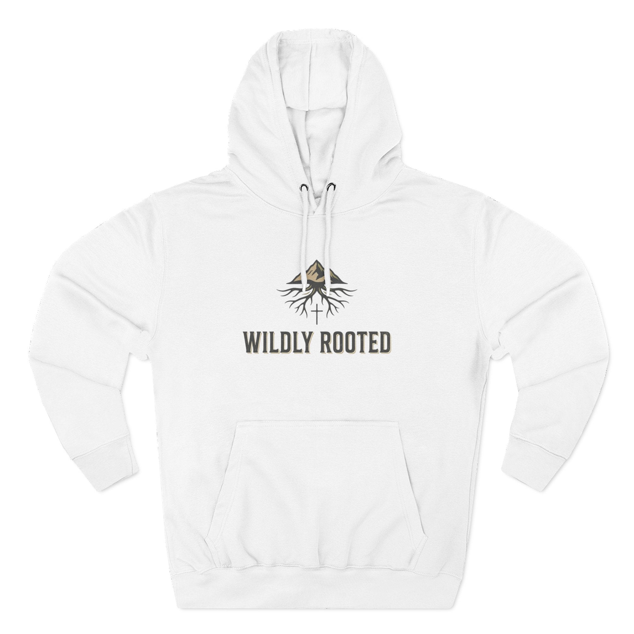 Wildly Rooted Hoodie — Nature-Inspired Pullover with Tree Roots Graphic