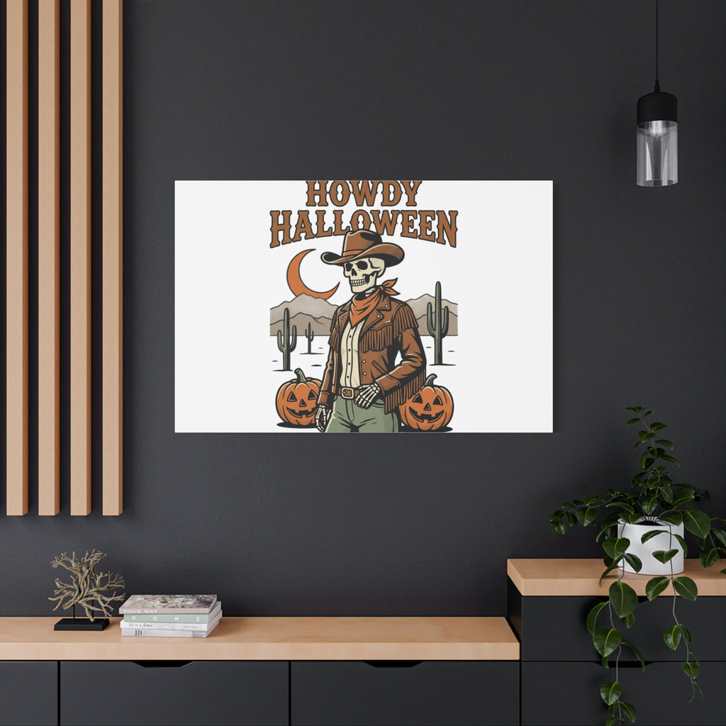 Howdy Halloween Canvas