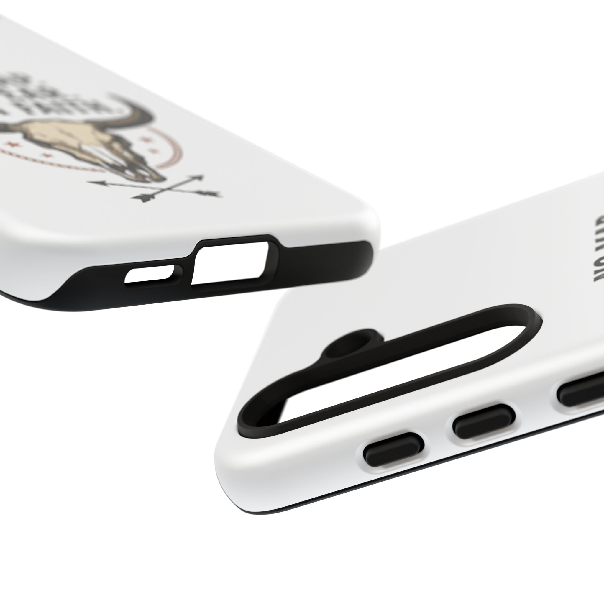 Phone Case — "No Map. No Fear. Just Faith." Skull Design