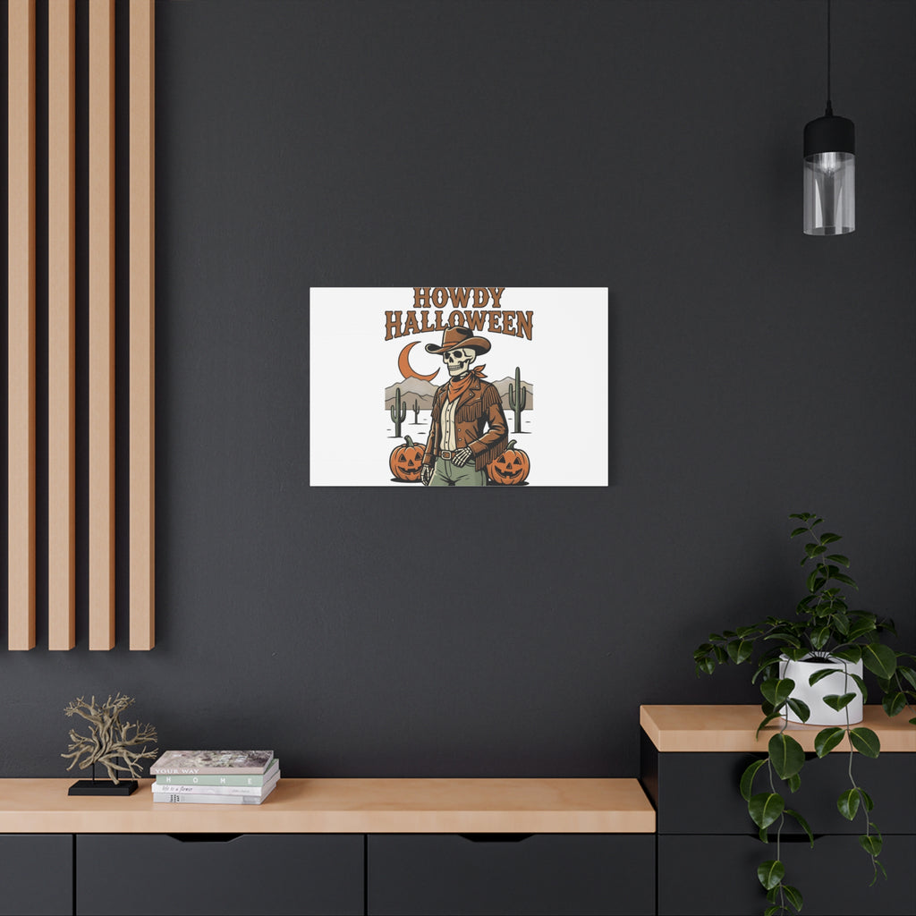 Howdy Halloween Canvas