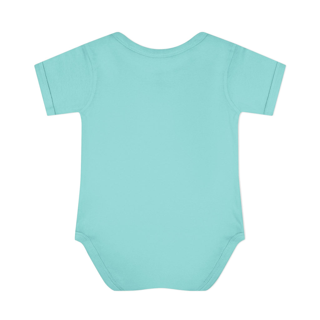 Infant Bodysuit - "Rooted in Faith" Cross Baby Onesie (Religious Newborn Gift)