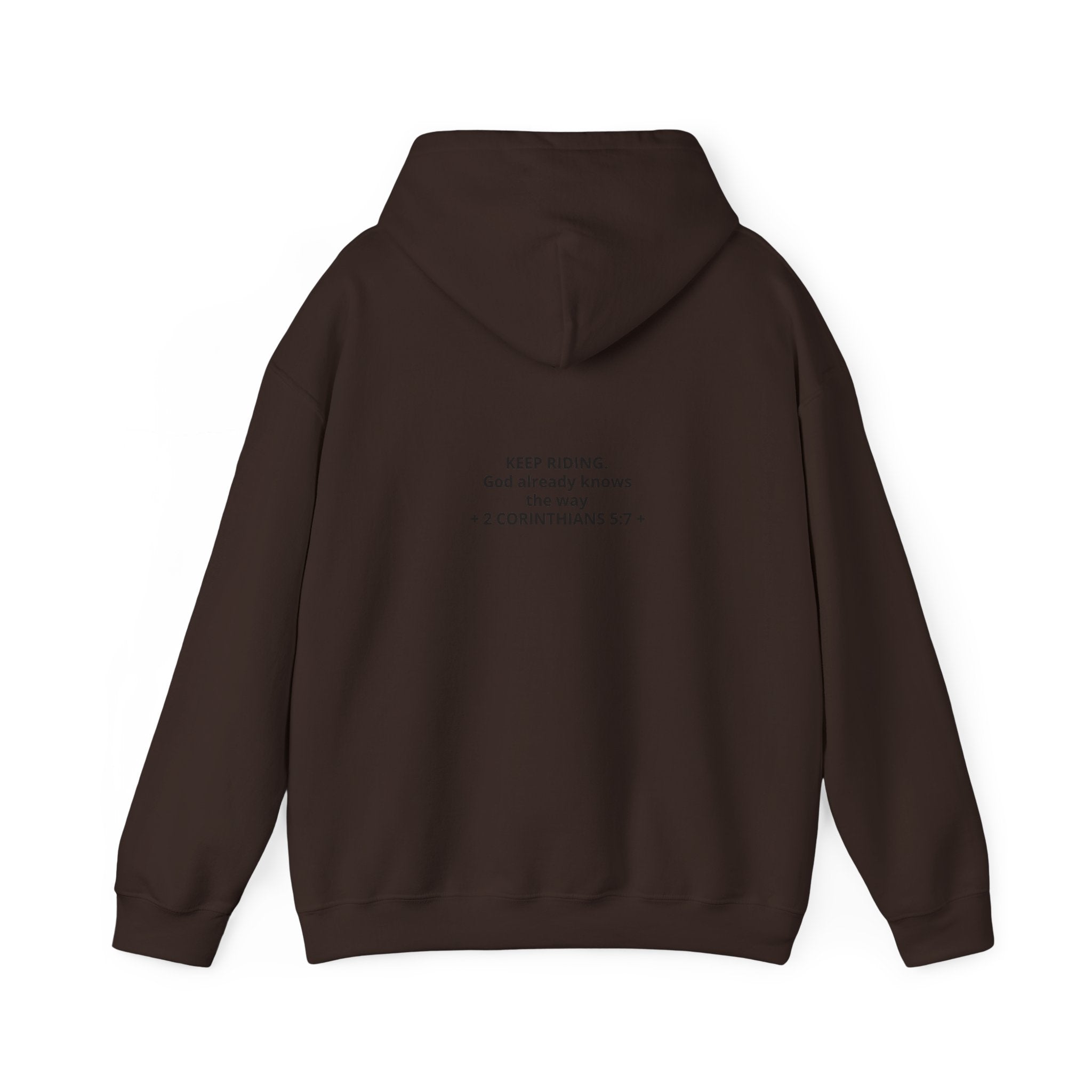 Faith Cowboy Hoodie — "Walk by Faith Not by Sight" Christian Western Sweatshirt