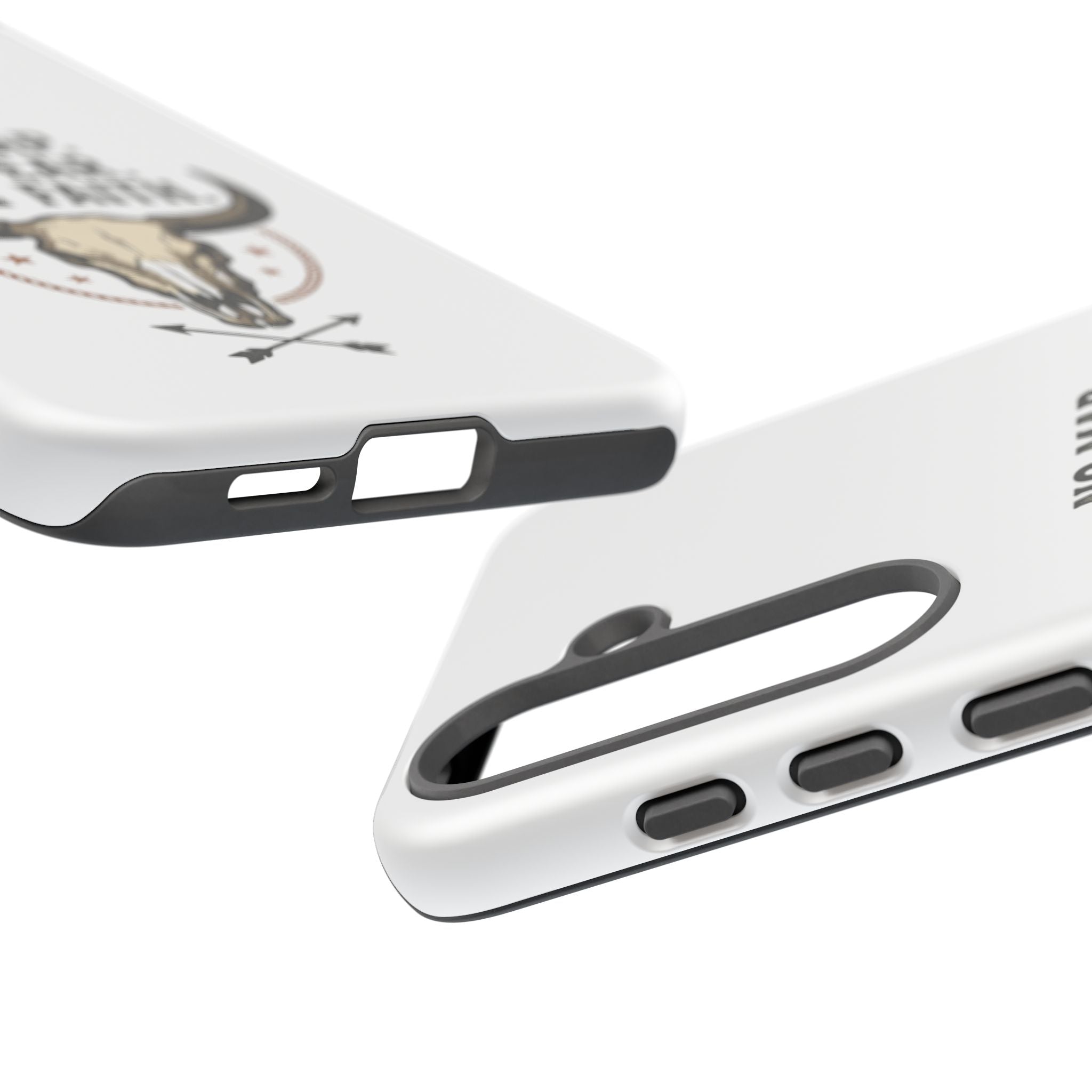 Phone Case — "No Map. No Fear. Just Faith." Skull Design