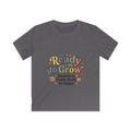 Kids T-Shirt — "Ready to Grow: Rooted in Faith, Built to Shine" Inspirational Garden Tee