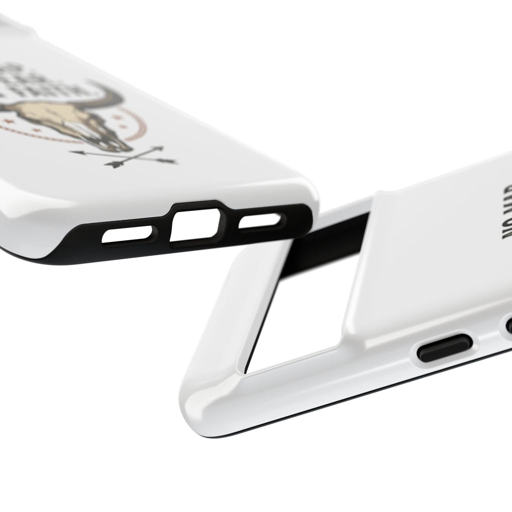 Phone Case — "No Map. No Fear. Just Faith." Skull Design