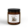 Soy Candle — "Bloom Where She Plants You" Amber Jar (4oz & 9oz)