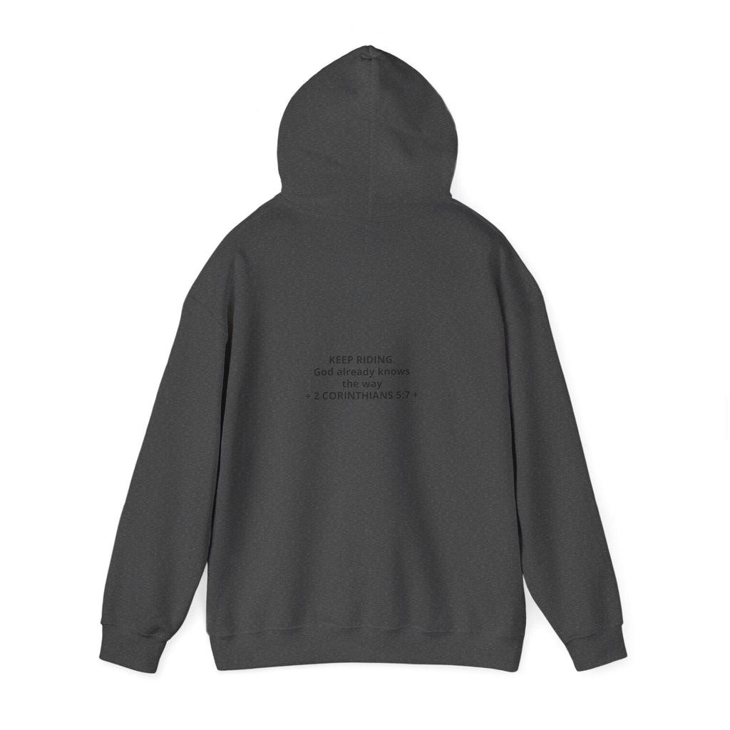 Faith Cowboy Hoodie — "Walk by Faith Not by Sight" Christian Western Sweatshirt