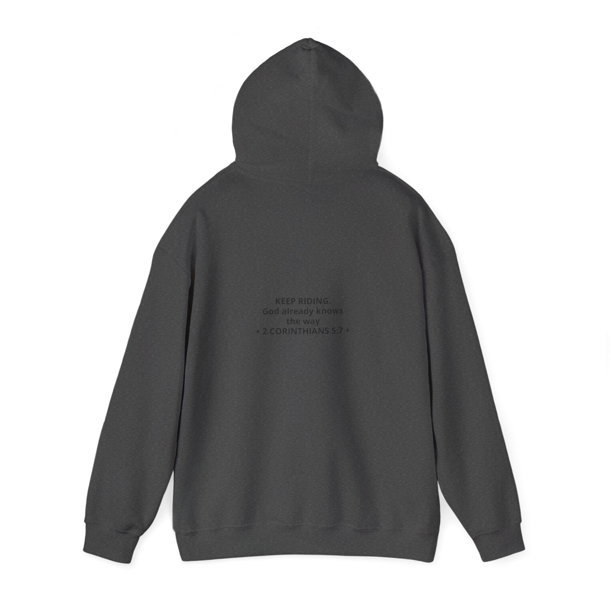 Faith Cowboy Hoodie — "Walk by Faith Not by Sight" Christian Western Sweatshirt