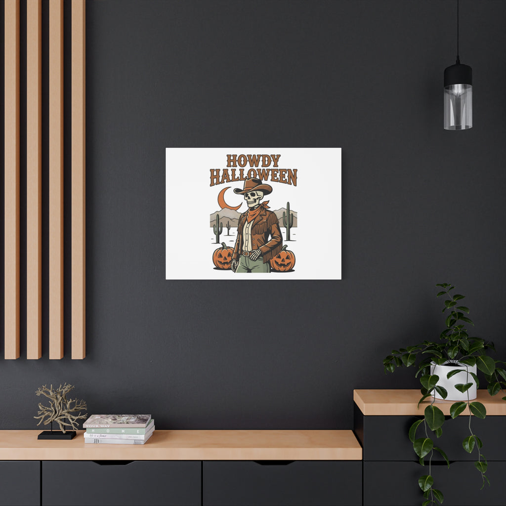 Howdy Halloween Canvas