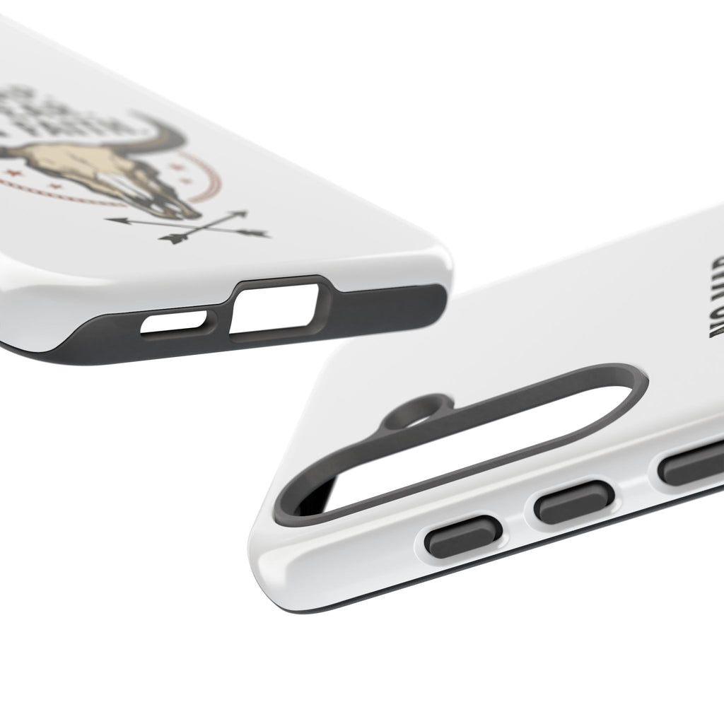 Phone Case — "No Map. No Fear. Just Faith." Skull Design