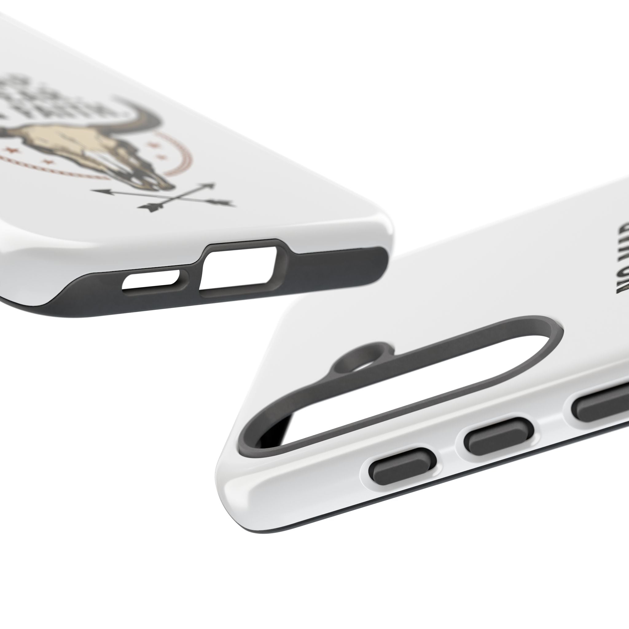 Phone Case — "No Map. No Fear. Just Faith." Skull Design