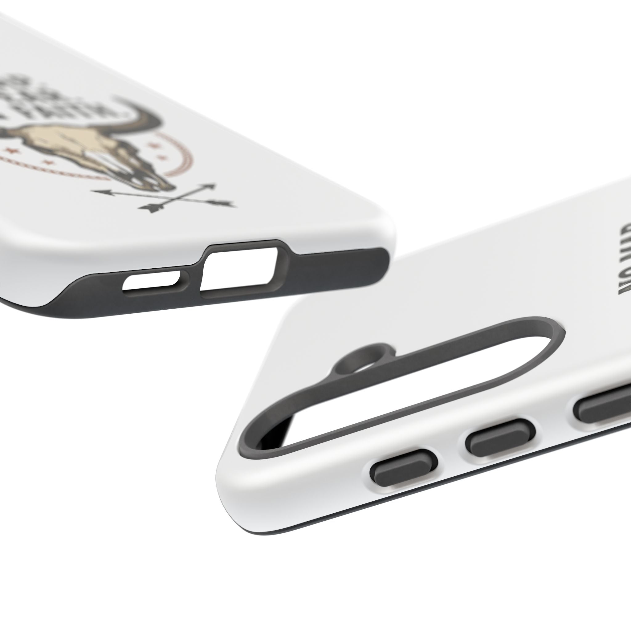 Phone Case — "No Map. No Fear. Just Faith." Skull Design