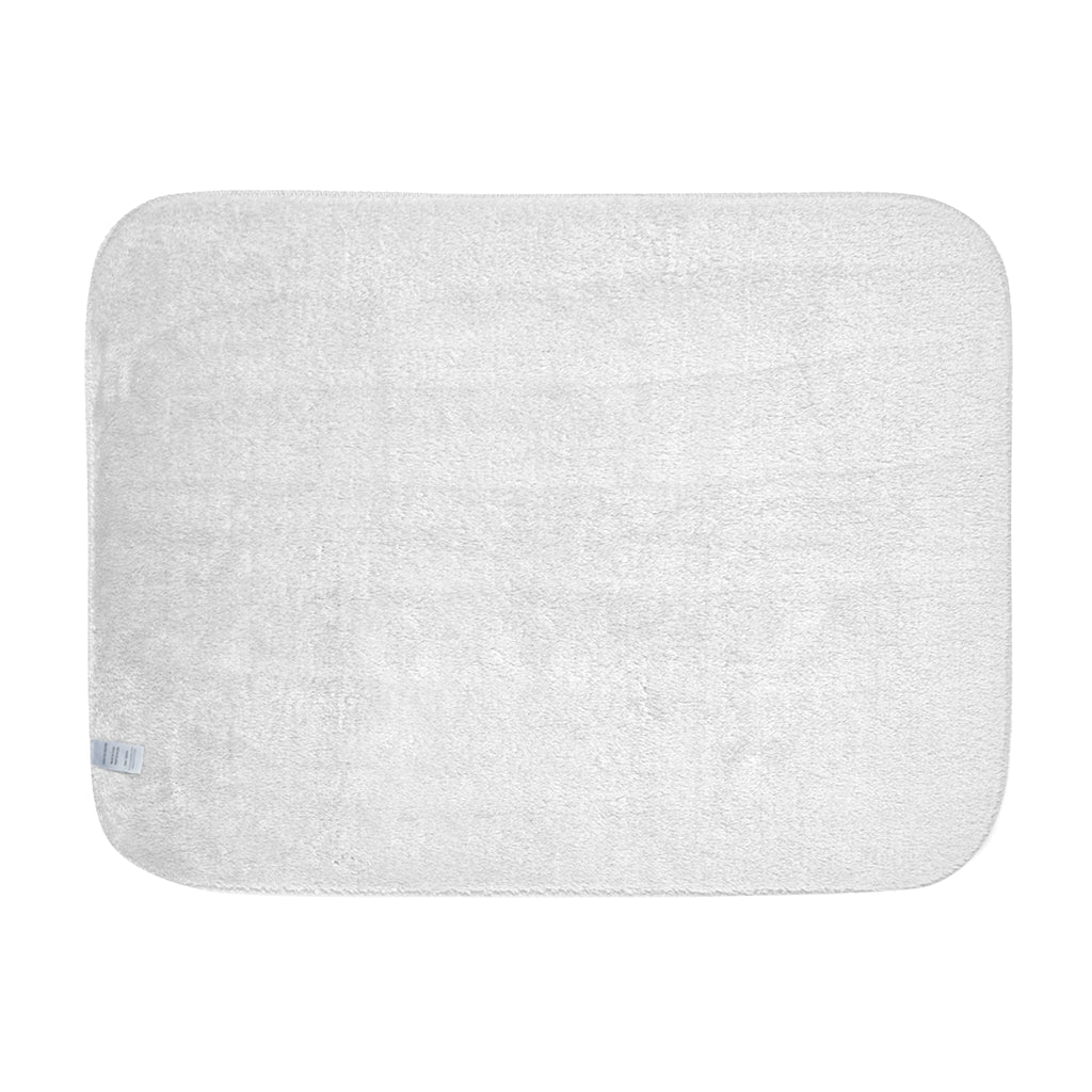 Sherpa Blanket — "Repeat • Pray • Rest • Trust" Floral Cozy Throw for Faith-Based Comfort, Gift for Women