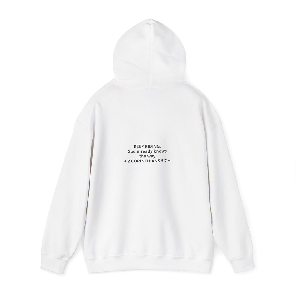Faith Cowboy Hoodie — "Walk by Faith Not by Sight" Christian Western Sweatshirt