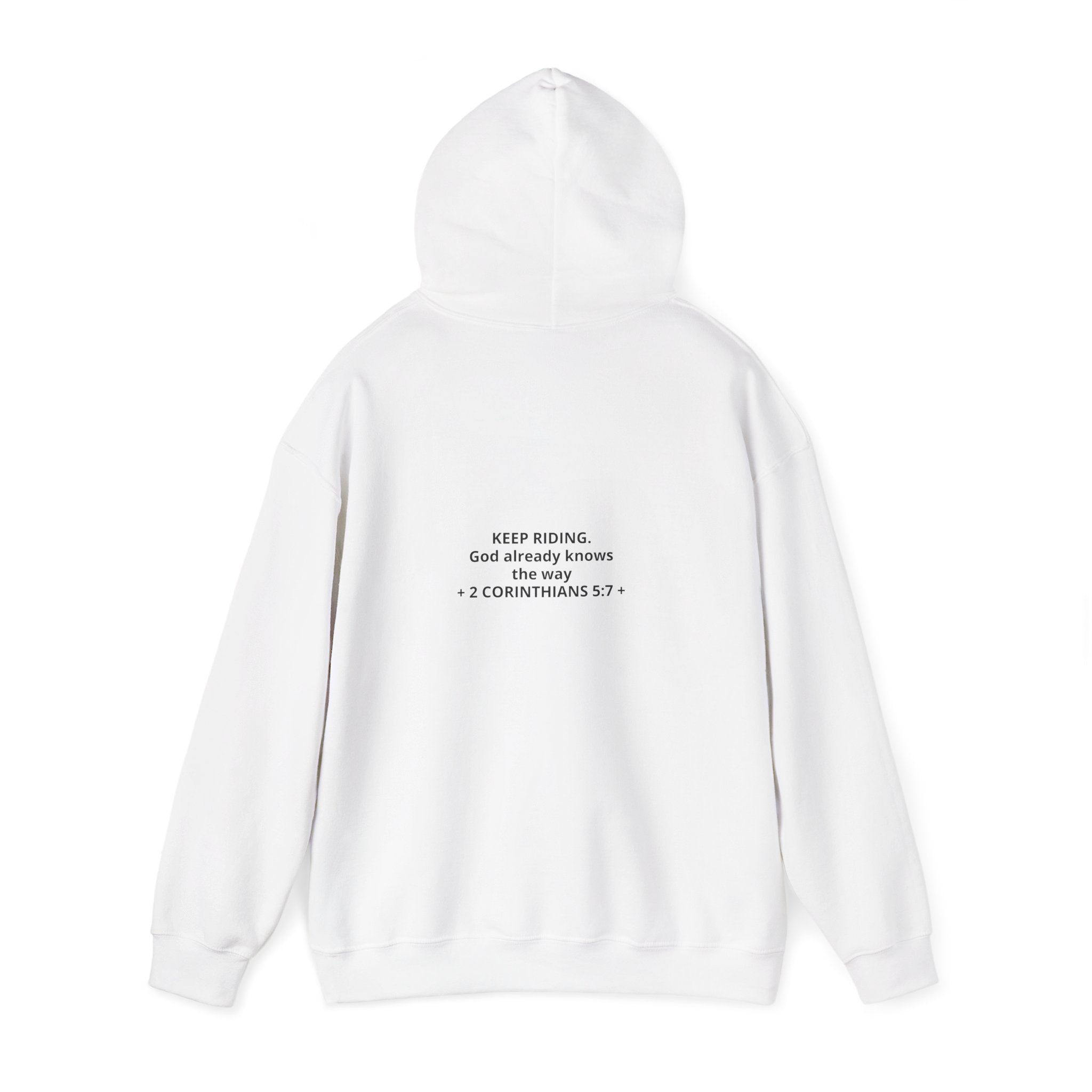Faith Cowboy Hoodie — "Walk by Faith Not by Sight" Christian Western Sweatshirt