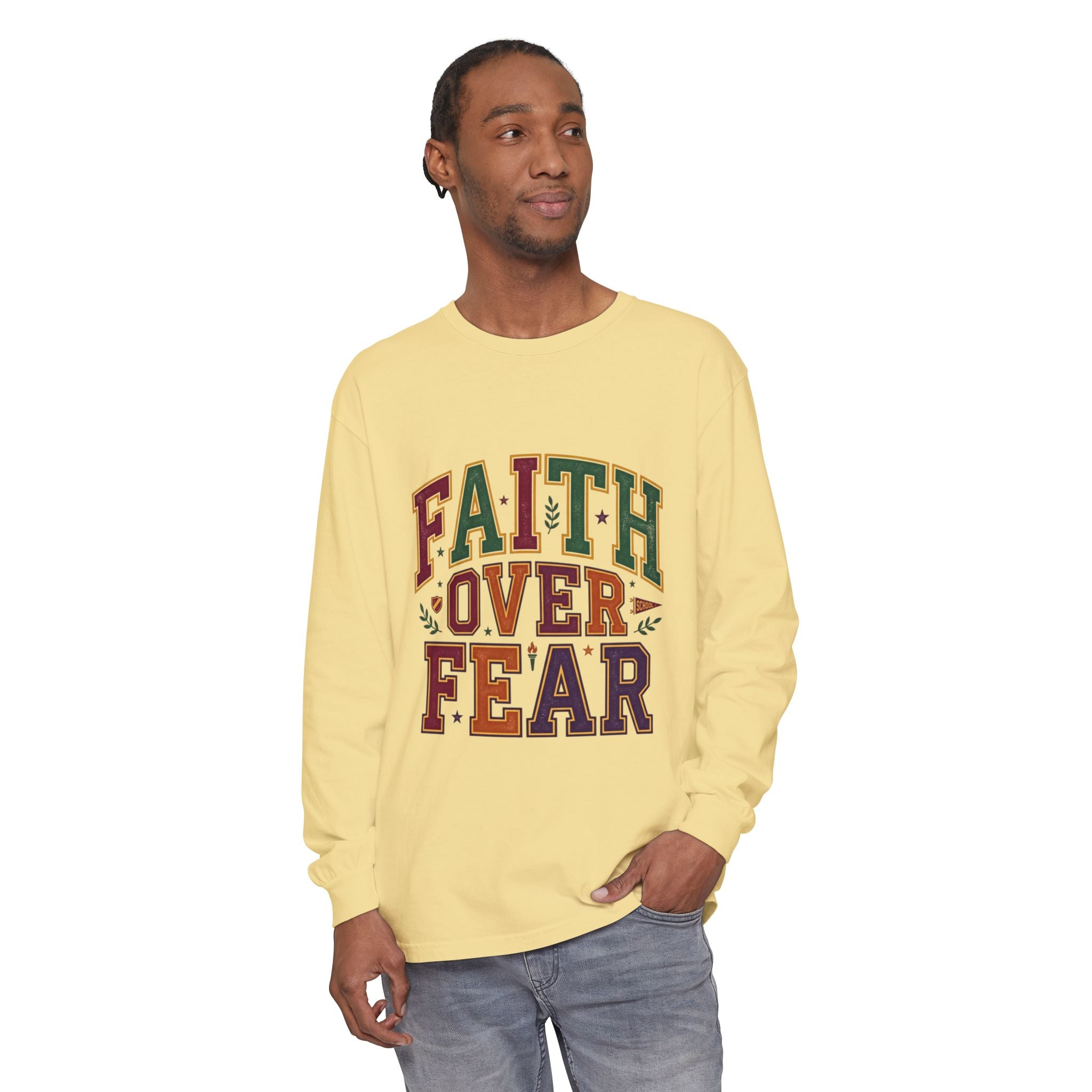 Faith Over Fear Long Sleeve Tee