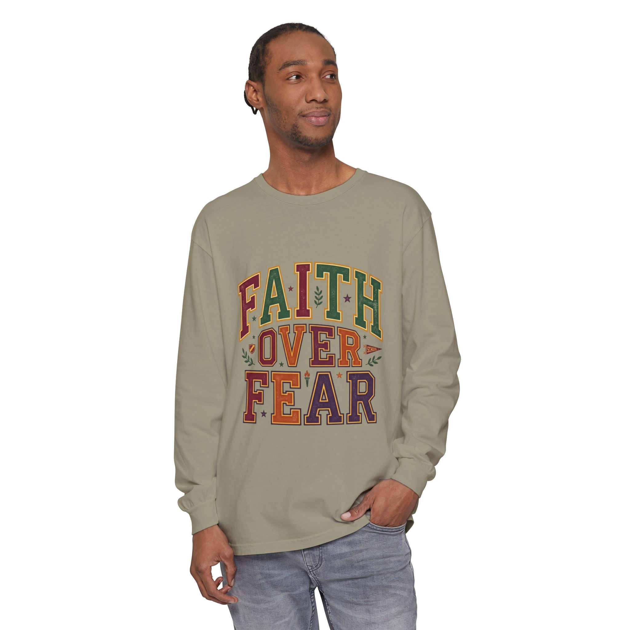 Faith Over Fear Long Sleeve Tee