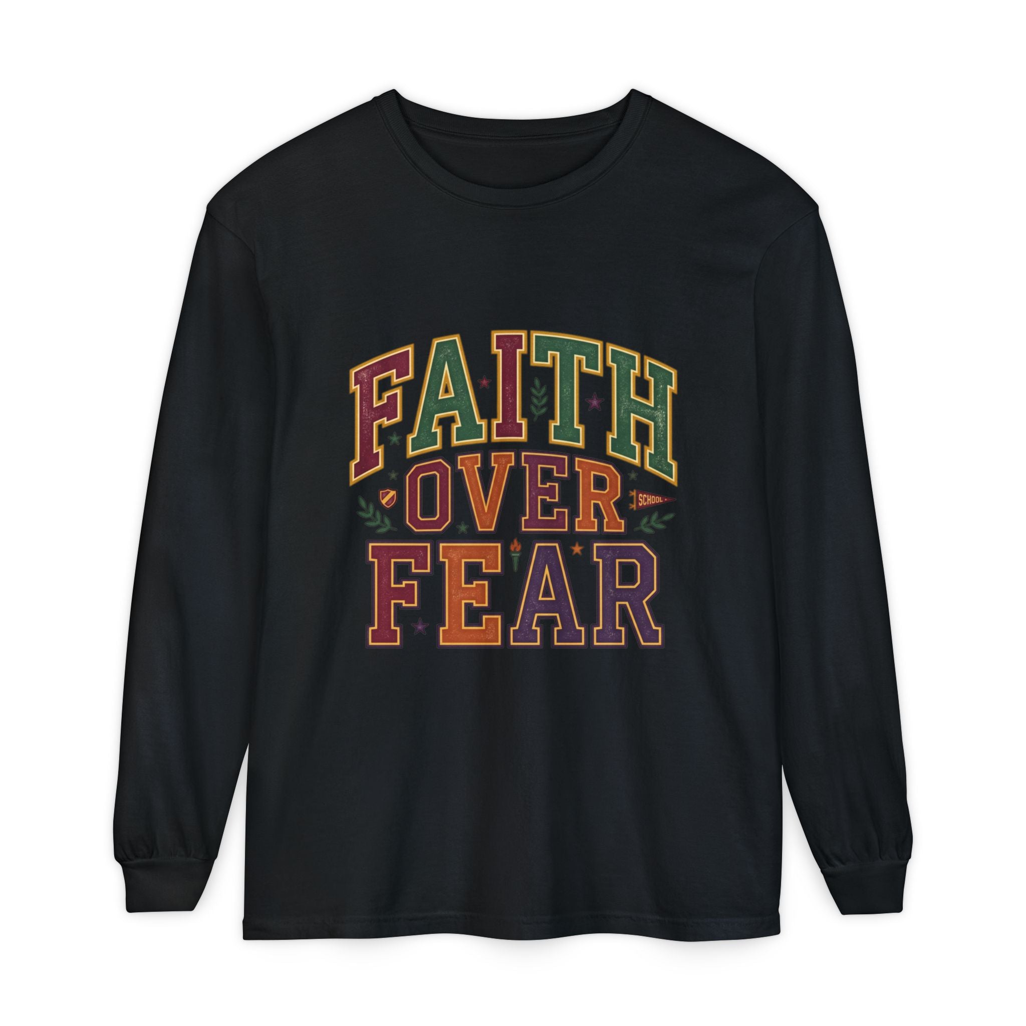 Faith Over Fear Long Sleeve Tee