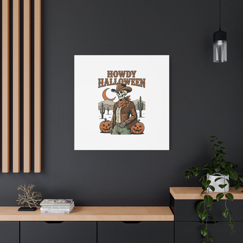 Howdy Halloween Canvas